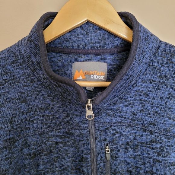 Mountain Ridge Cozy Knit Full Zip Light Jacket XL - Picture 3 of 10